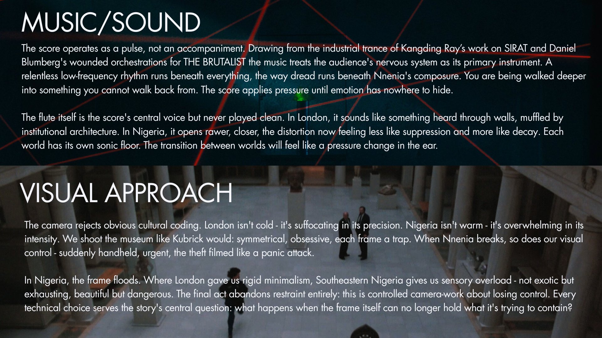 Music Sound and Visual Approach